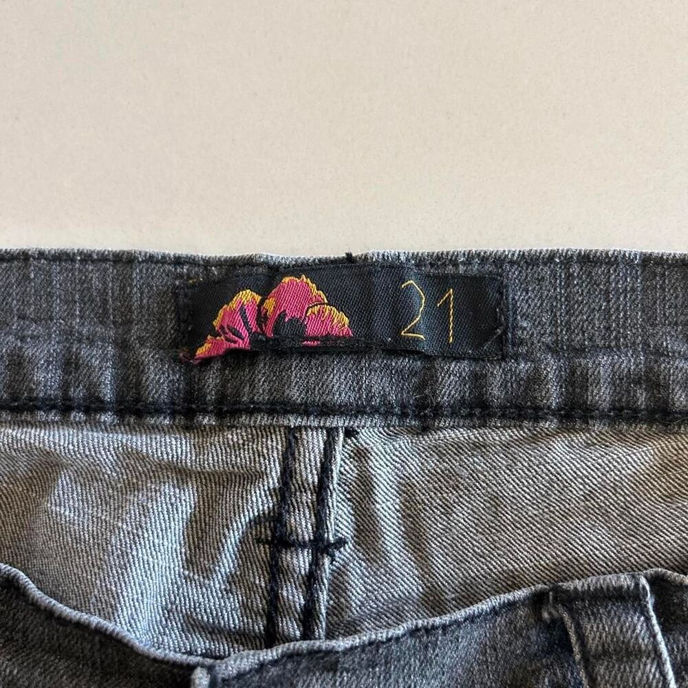 Forever-21 Women's Grey and Black Shorts